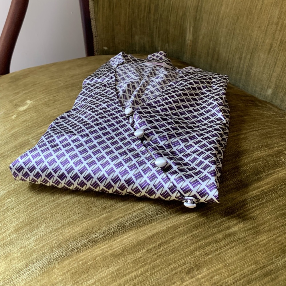 SILK Blouse w/ Buttons